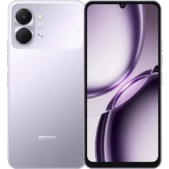 TECNO Spark Go 3 Aurora Purple front and back - Price in Pakistan