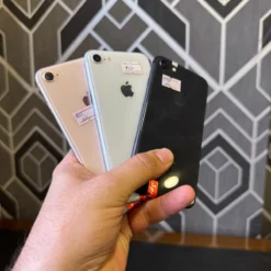 Apple iPhone 8 Silver-centered actual stock rear view - Price in Pakistan