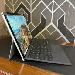 Microsoft Surface Pro 7 kickstand and detachable Type Cover side view