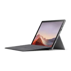 Microsoft Surface Pro 7 Platinum with black Type Cover