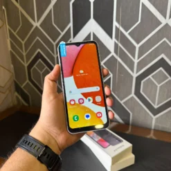 Samsung Galaxy A14 Black actual unit front angle