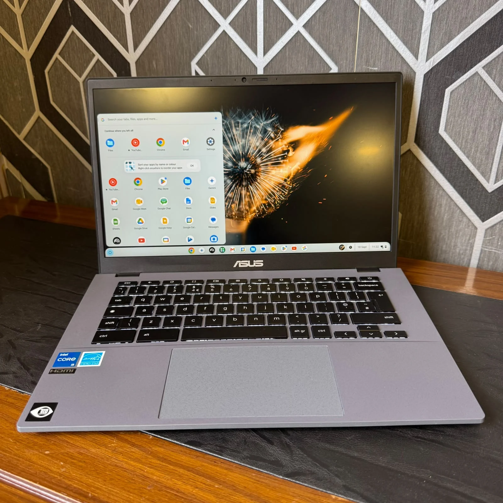 ASUS Chromebook Plus CB34 actual unit front