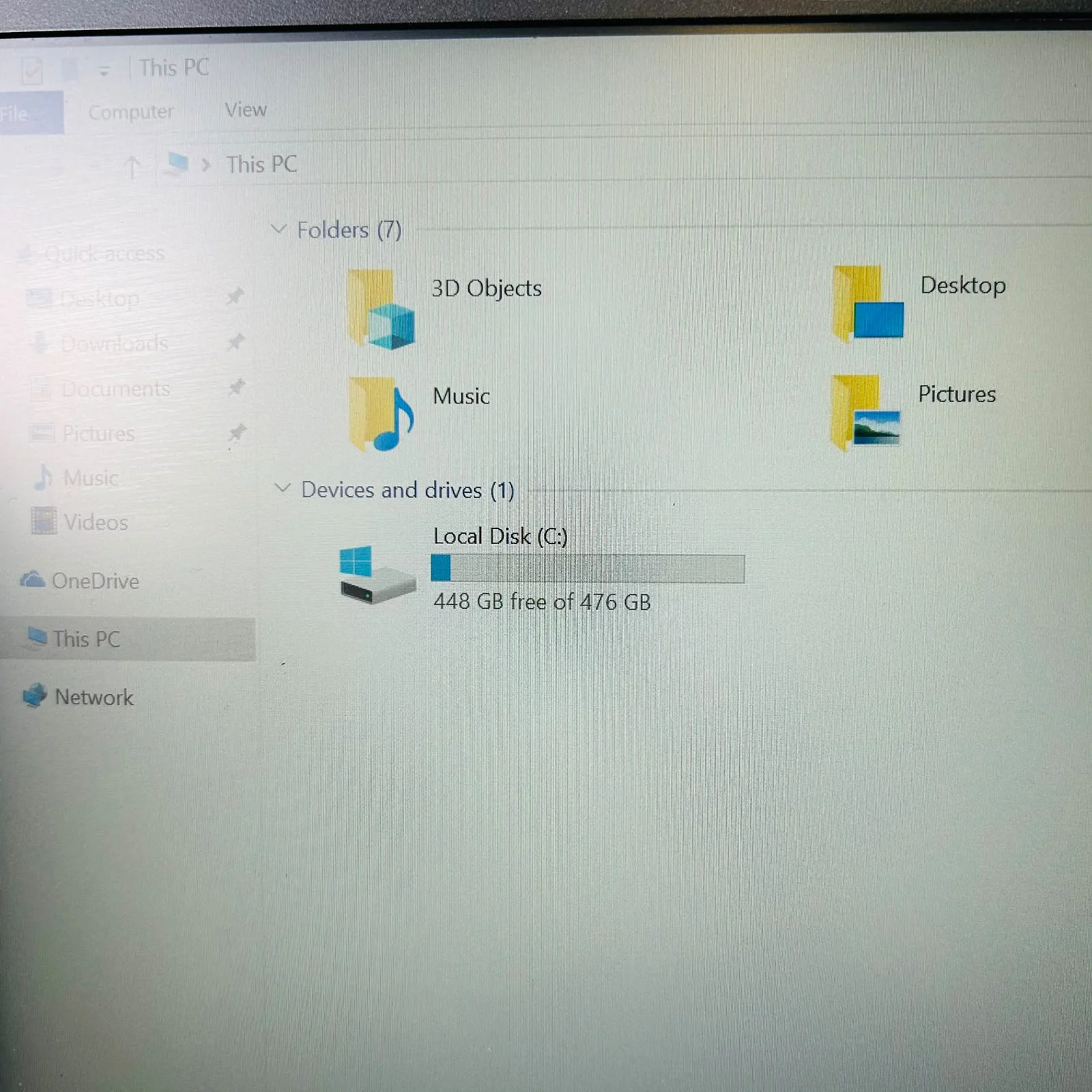 Dell Latitude 7410 Core i7 actual unit storage screen