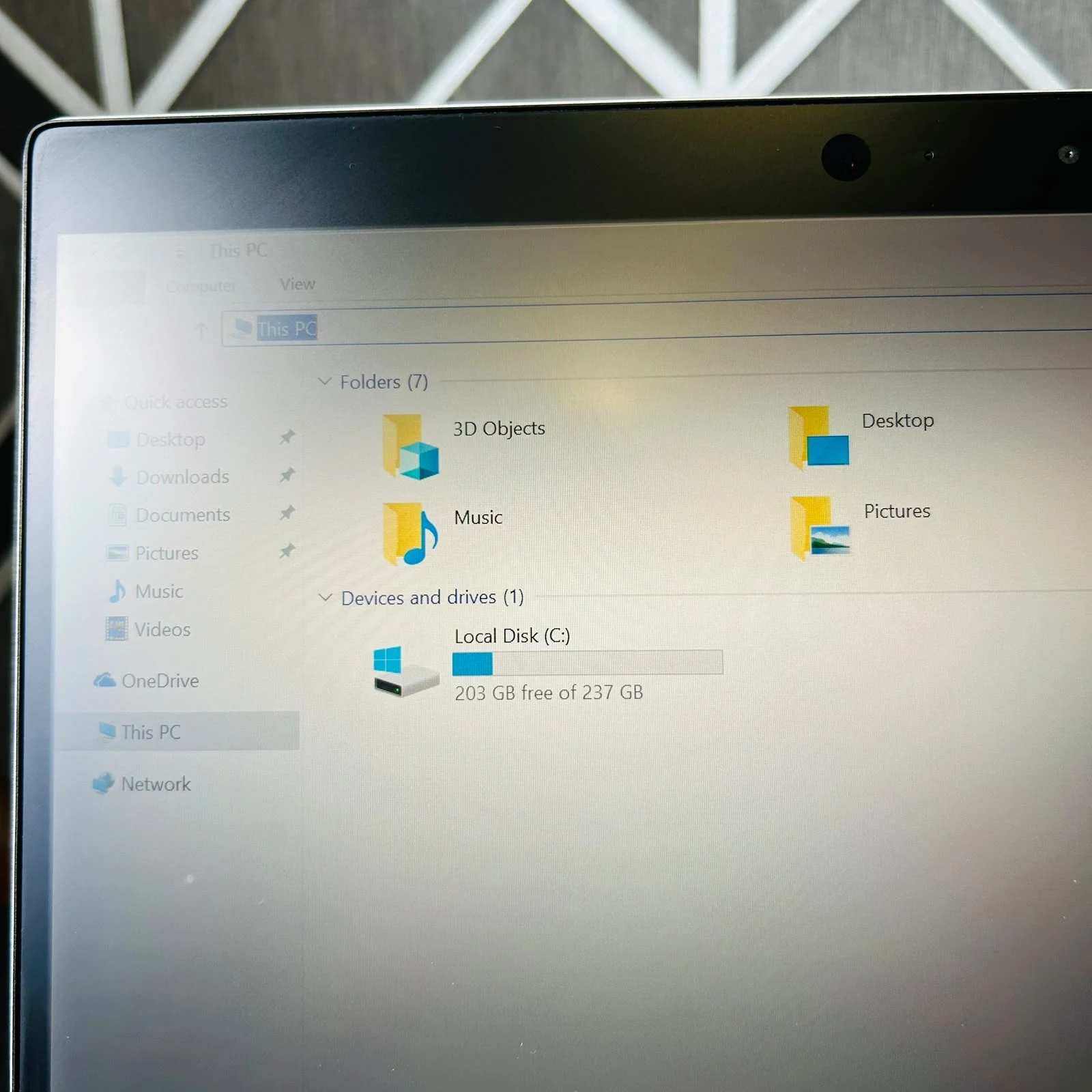 HP EliteBook x360 1030 G4 actual storage capacity screen - Price in Pakistan