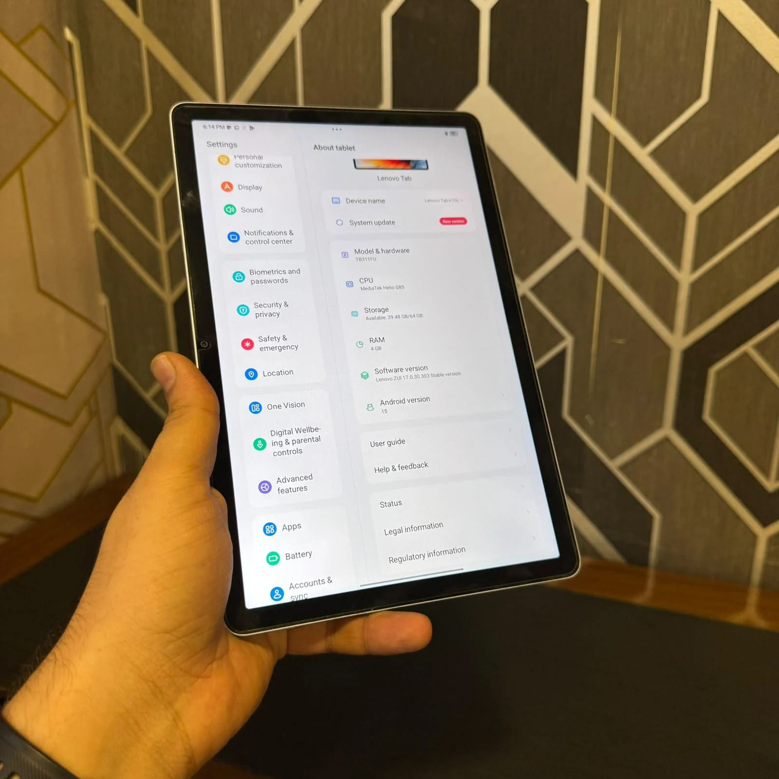 Lenovo Tab K10 Gen 2 TB311FU 4GB 64GB actual unit photo 7