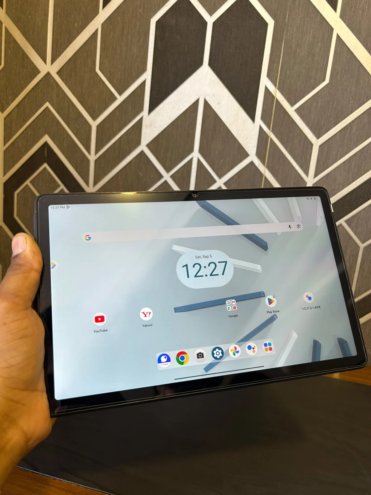 Lenovo TAB7 A301LV actual front and home screen