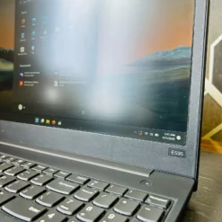 Lenovo ThinkPad E595 actual unit keyboard and E595 model badge - Price in Pakistan