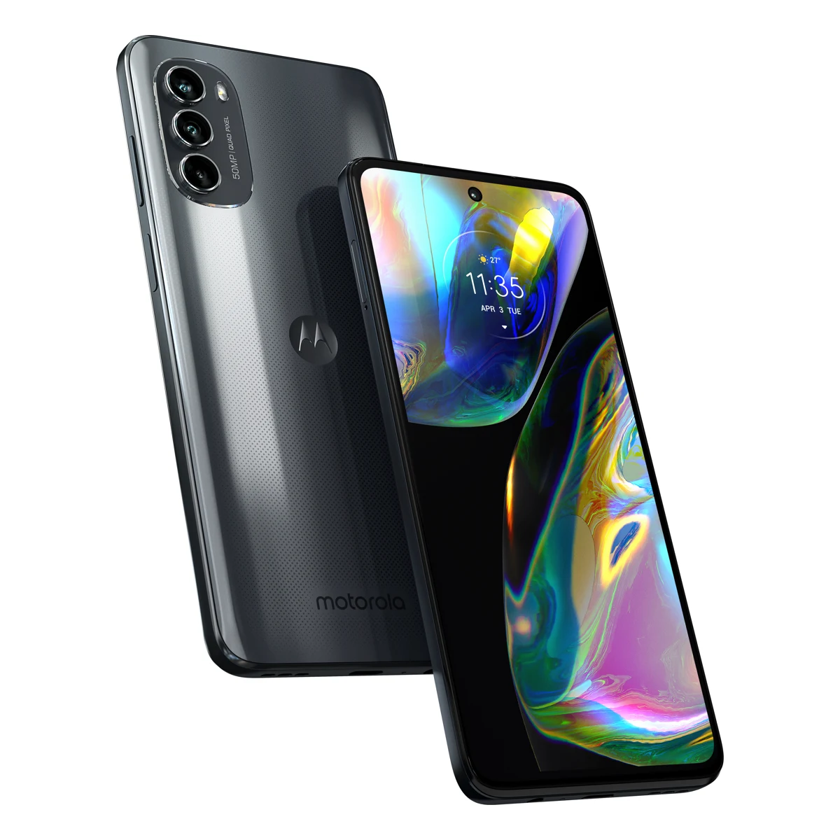 Motorola Moto G82 5G official front and rear reference render