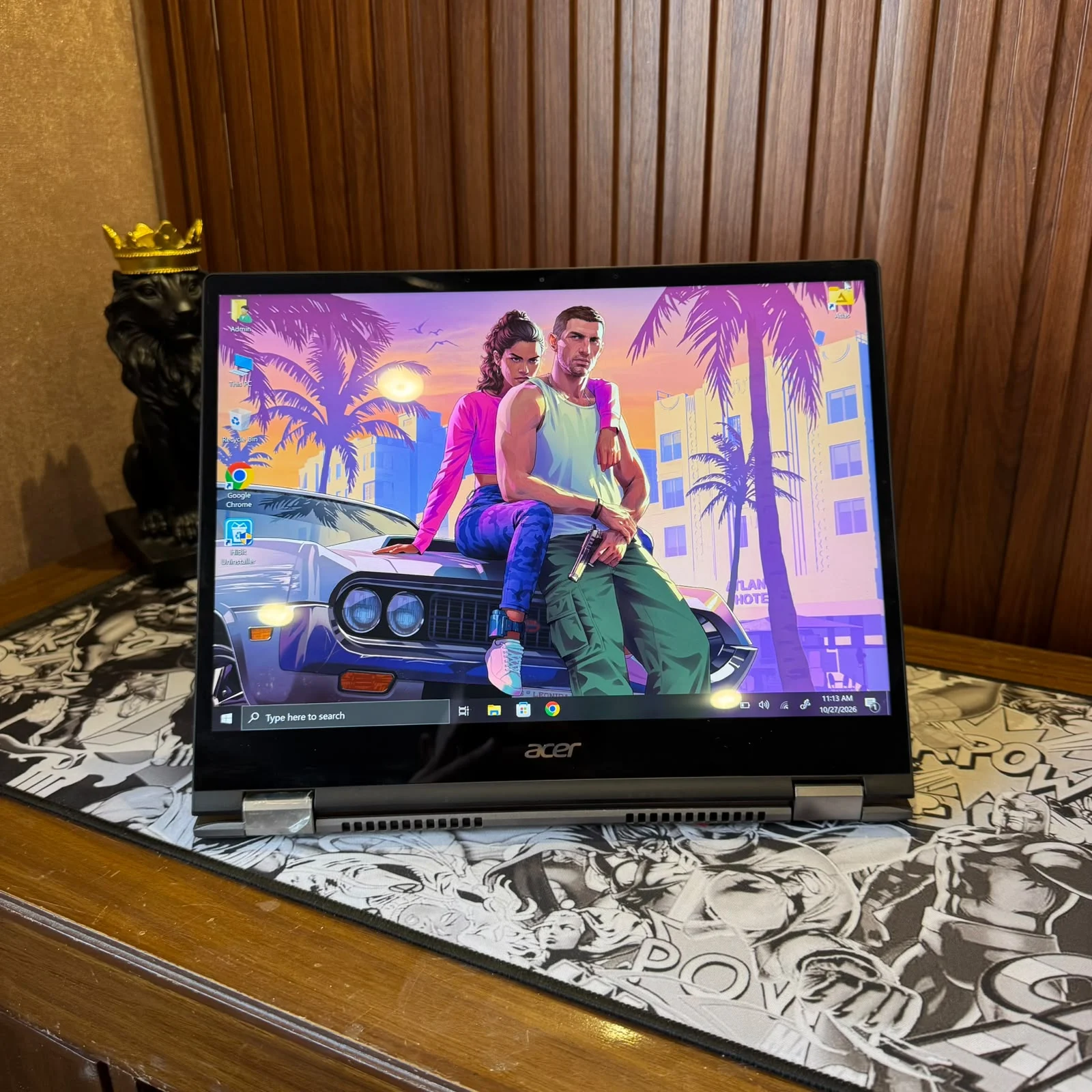 Acer Spin 713 actual unit in stand mode - Price in Pakistan
