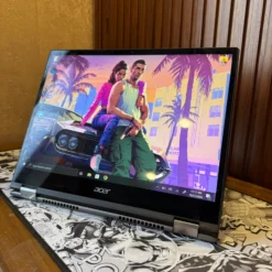 Acer Spin 713 actual unit in angled stand mode - Price in Pakistan