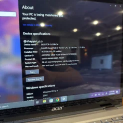 Acer Spin 713 Intel Core i5-10210U, 16GB RAM and Windows 10 system information - Price in Pakistan