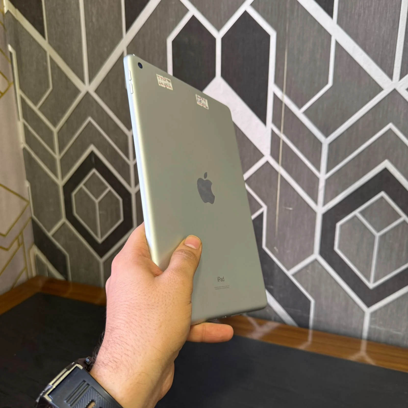 Apple iPad 9th generation 64GB Silver actual back angle photo